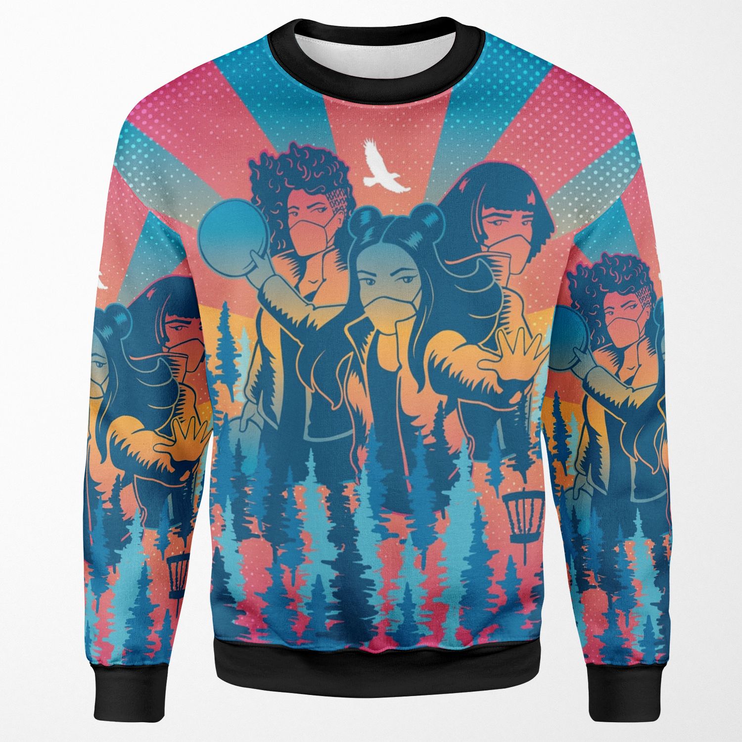 Rpm Summer Furies All-over-print Unisex Sweatshirt