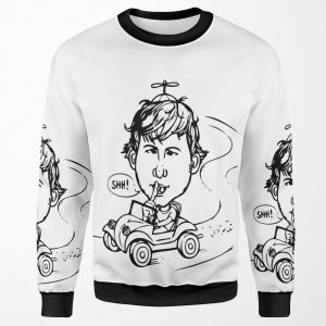 Rude Man Who Shushes Please Call All-over-print Unisex Sweatshirt