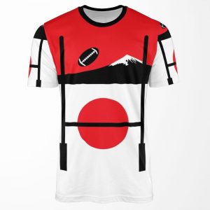Rugby Japan All-over-print T-shirt