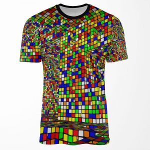 Rumik S Cube All-over-print T-shirt