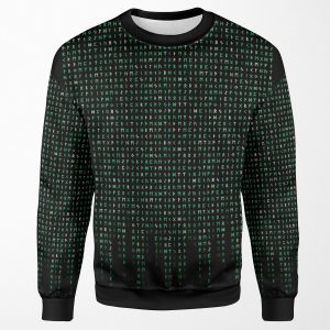 Rune Matrix All-over-print Unisex Sweatshirt