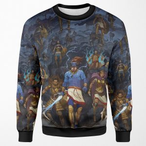 Runequest Roleplaying In Glorantha Heroes Of Orlanth By Andrey Fetisov All-over-print Unisex Sweatshirt