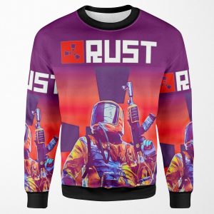 Rust Game Merch All-over-print Unisex Sweatshirt