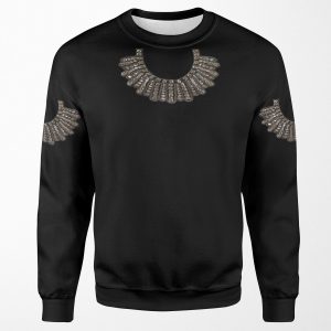 Ruth Bader Ginsburg Dissent Collar Rbg All-over-print Unisex Sweatshirt