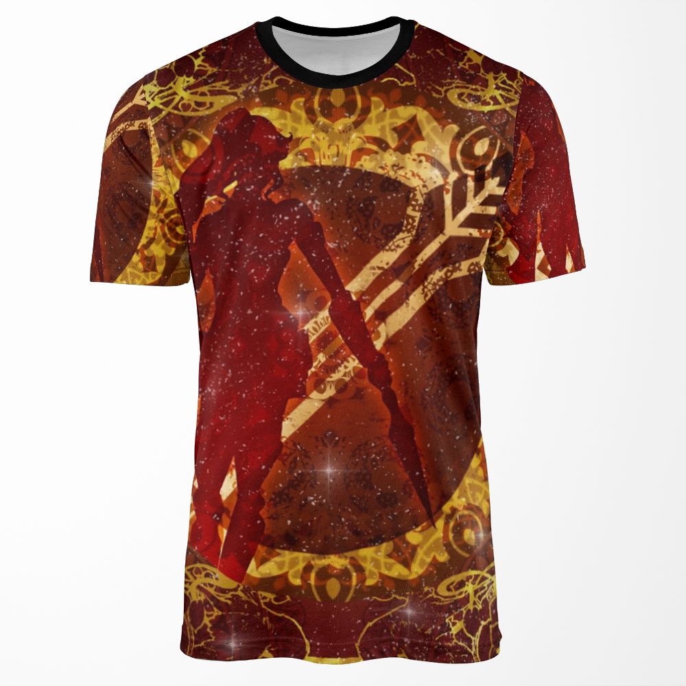 Rwby Deco Circle Pyrrha Nikos All-over-print T-shirt