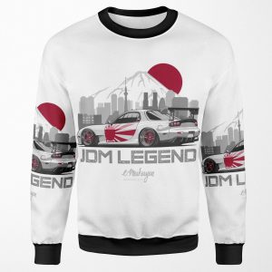 Rx7 Jdm Legend All-over-print Unisex Sweatshirt