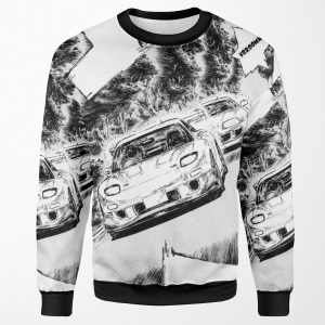 Rx7 Vs Supra V2 Initial D All-over-print Unisex Sweatshirt