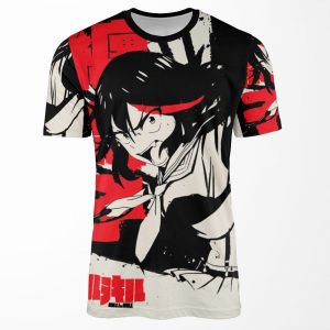 Ry%C5%Abko Matoi Kill La Kill Japanese Ink %E7%Ba%8F %E6%B5%81%E5%Ad%90 All-over-print T-shirt
