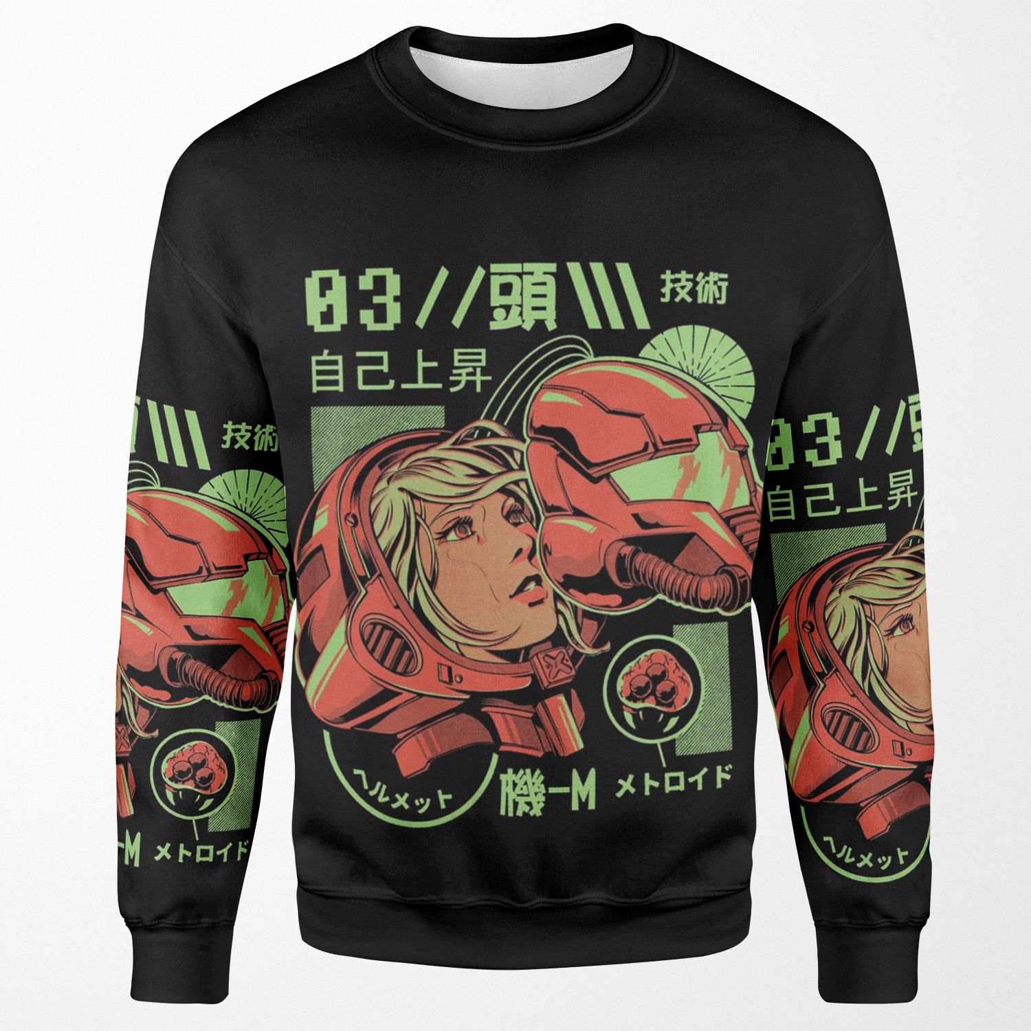 S Head All-over-print Unisex Sweatshirt