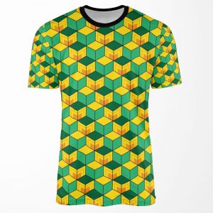 Sabito Haori Pattern All-over-print T-shirt