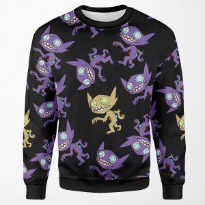 Sableye Pattern All-over-print Unisex Sweatshirt
