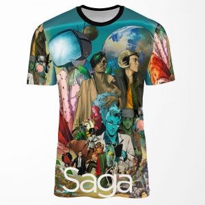 Saga Comic Characters Geek All-over-print T-shirt