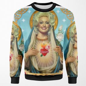 Saint Dolly Parton All-over-print Unisex Sweatshirt