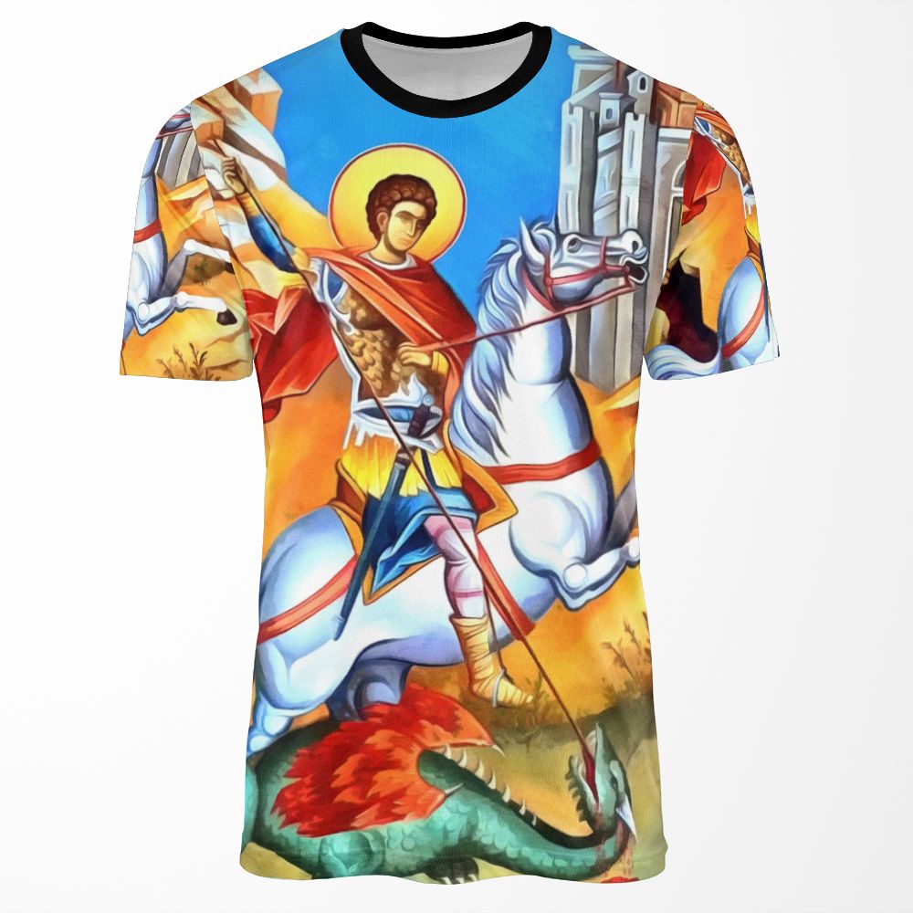 Saint George All-over-print T-shirt