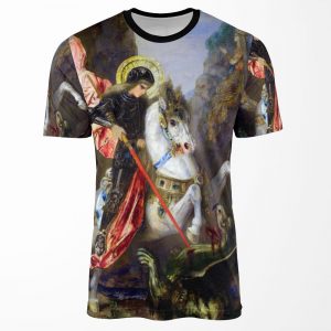 Saint George And The Dragon Gustave Moreau All-over-print T-shirt