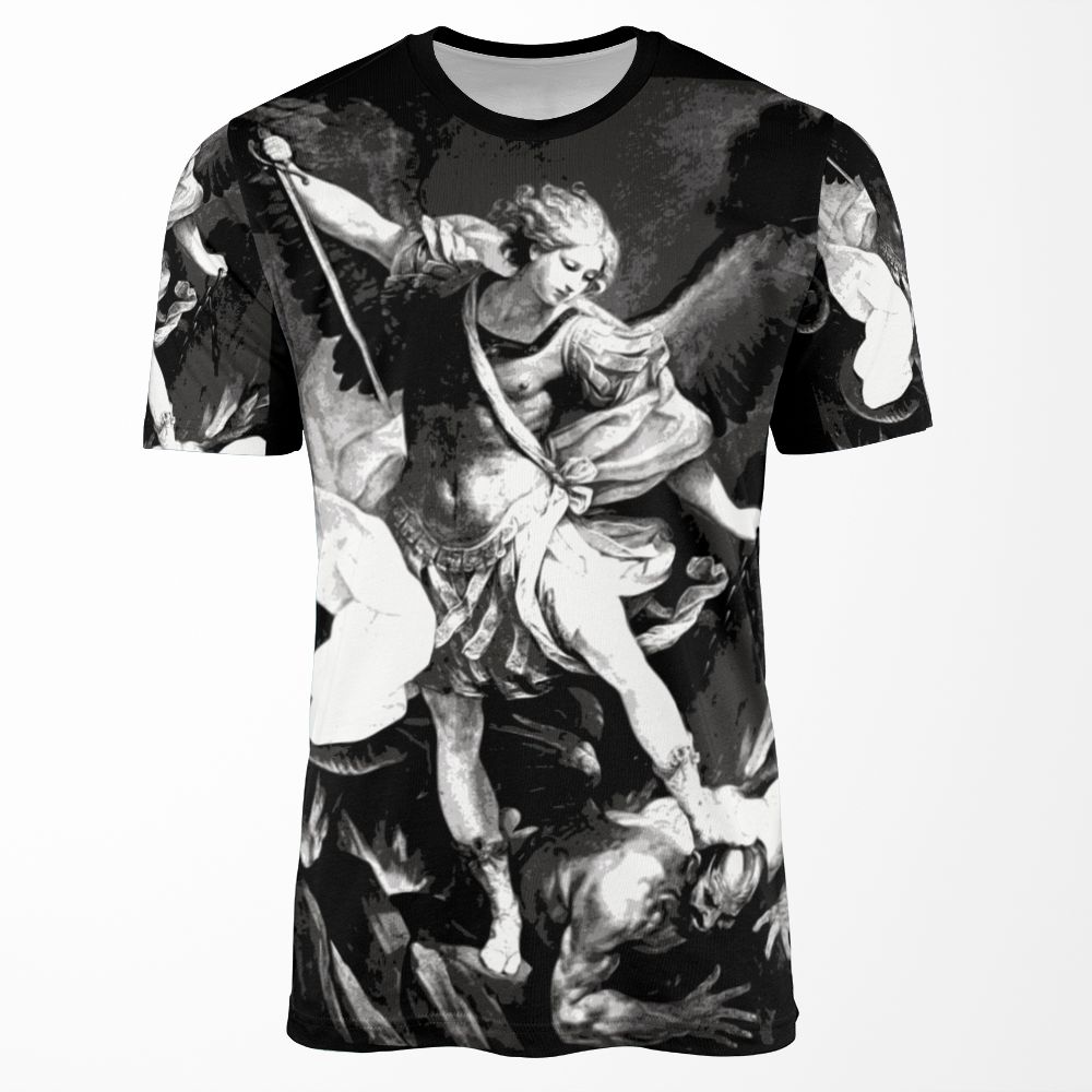 Saint Michael Archangel All-over-print T-shirt