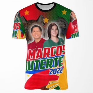 Sakalam Marcos Duterte Lang All-over-print T-shirt