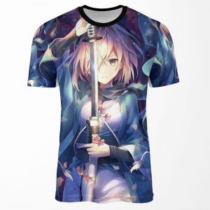 Sakura Saber All-over-print T-shirt