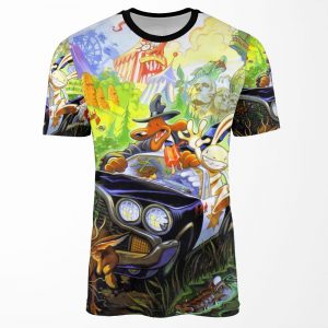 Sam And Max High Contrast All-over-print T-shirt
