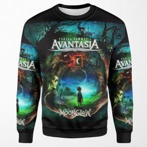 Sammet Moonglow Tobias Tour 2019 Warna Avantasia All-over-print Unisex Sweatshirt