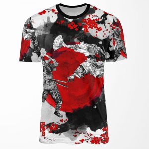 Samurai Fighting All-over-print T-shirt