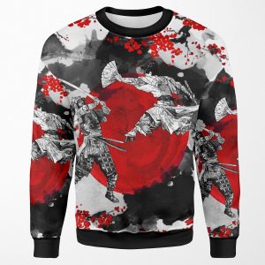Samurai Fighting All-over-print Unisex Sweatshirt