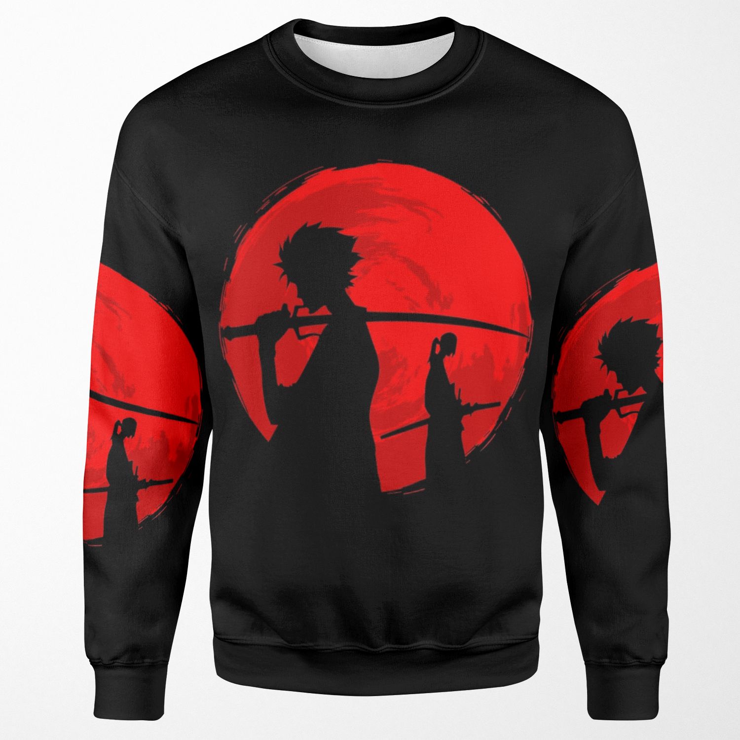 Samurai Sunset All-over-print Unisex Sweatshirt
