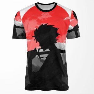 Samurai With Sunset All-over-print T-shirt