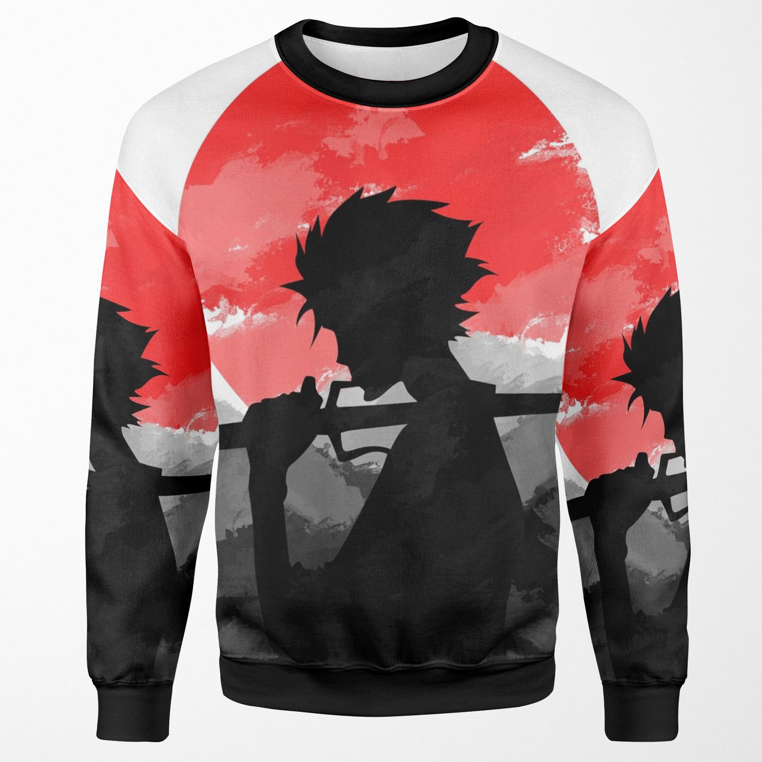 Samurai With Sunset All-over-print Unisex Sweatshirt