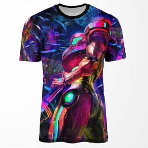 Samus Aran Metroid All-over-print T-shirt