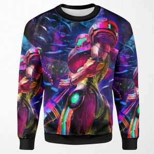 Samus Aran Metroid All-over-print Unisex Sweatshirt