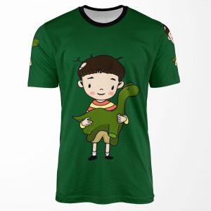 Sang Tae And Dooly%27S Mom Dinosaur It%27S Okay To Not Be Okay All-over-print T-shirt