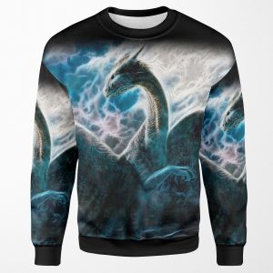 Saphira The Dragon From The Hit Eragon Movie All-over-print Unisex Sweatshirt