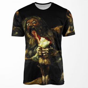 Saturn Devouring His Son Francisco Goya All-over-print T-shirt