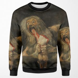 Saturn Devouring His Son Goya All-over-print Unisex Sweatshirt