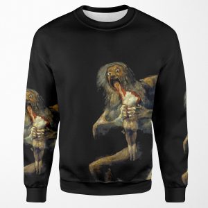 Saturn Devouring His Son All-over-print Unisex Sweatshirt