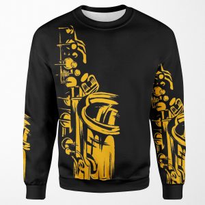 Saxophone Keywork All-over-print Unisex Sweatshirt