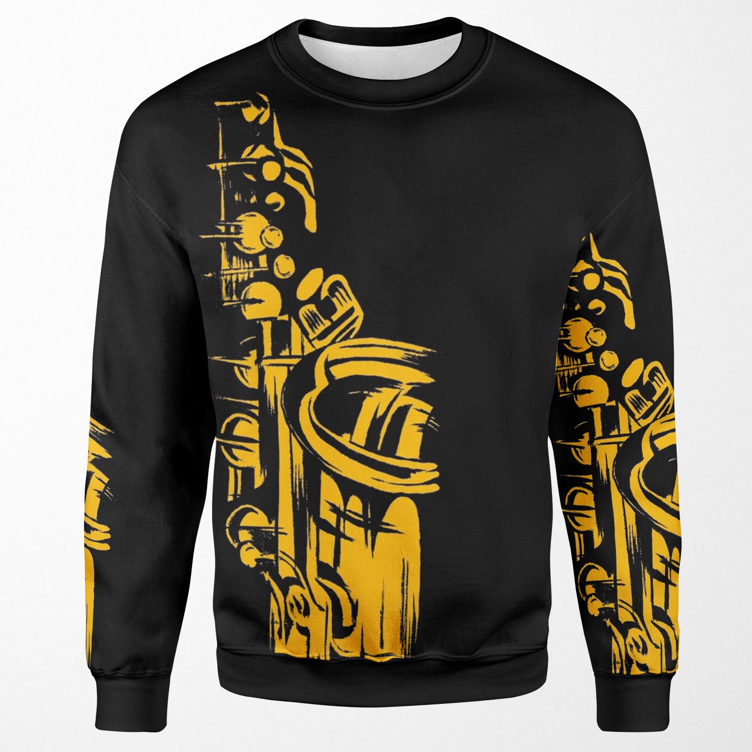 Saxophone Keywork All-over-print Unisex Sweatshirt