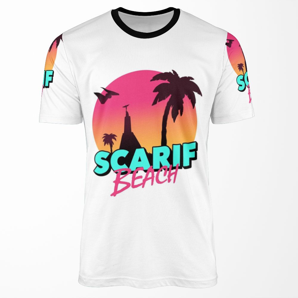 Scarif Beach All-over-print T-shirt