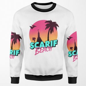 Scarif Beach All-over-print Unisex Sweatshirt