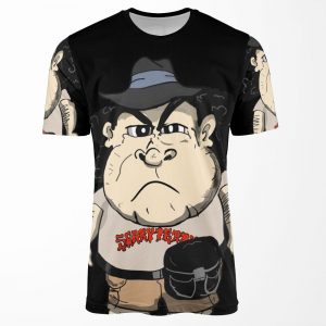 Scary Perry Caravello With Italian Fedora And Fanny Pack All-over-print T-shirt