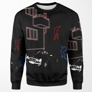 Science Fiction Neon Blur All-over-print Unisex Sweatshirt