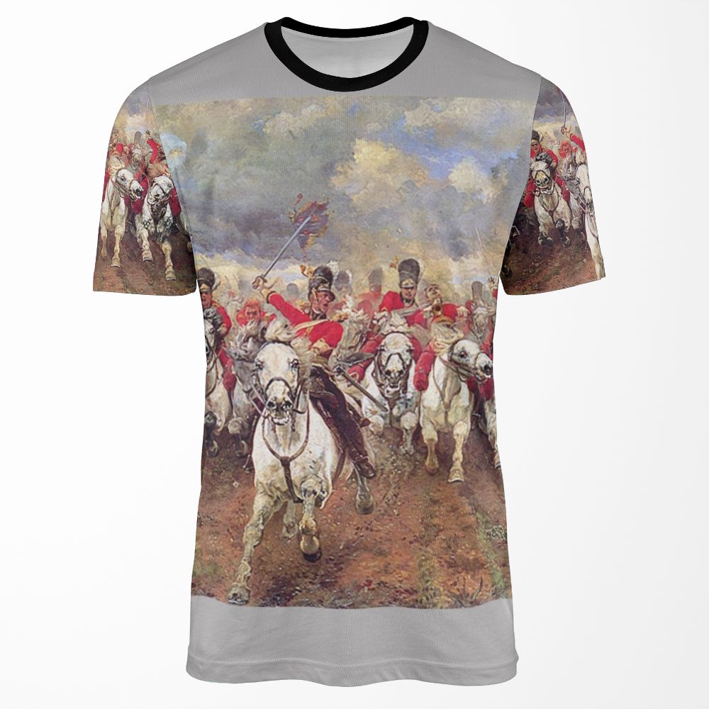 Scotland Forever Charge Of The Scots Greys All-over-print T-shirt