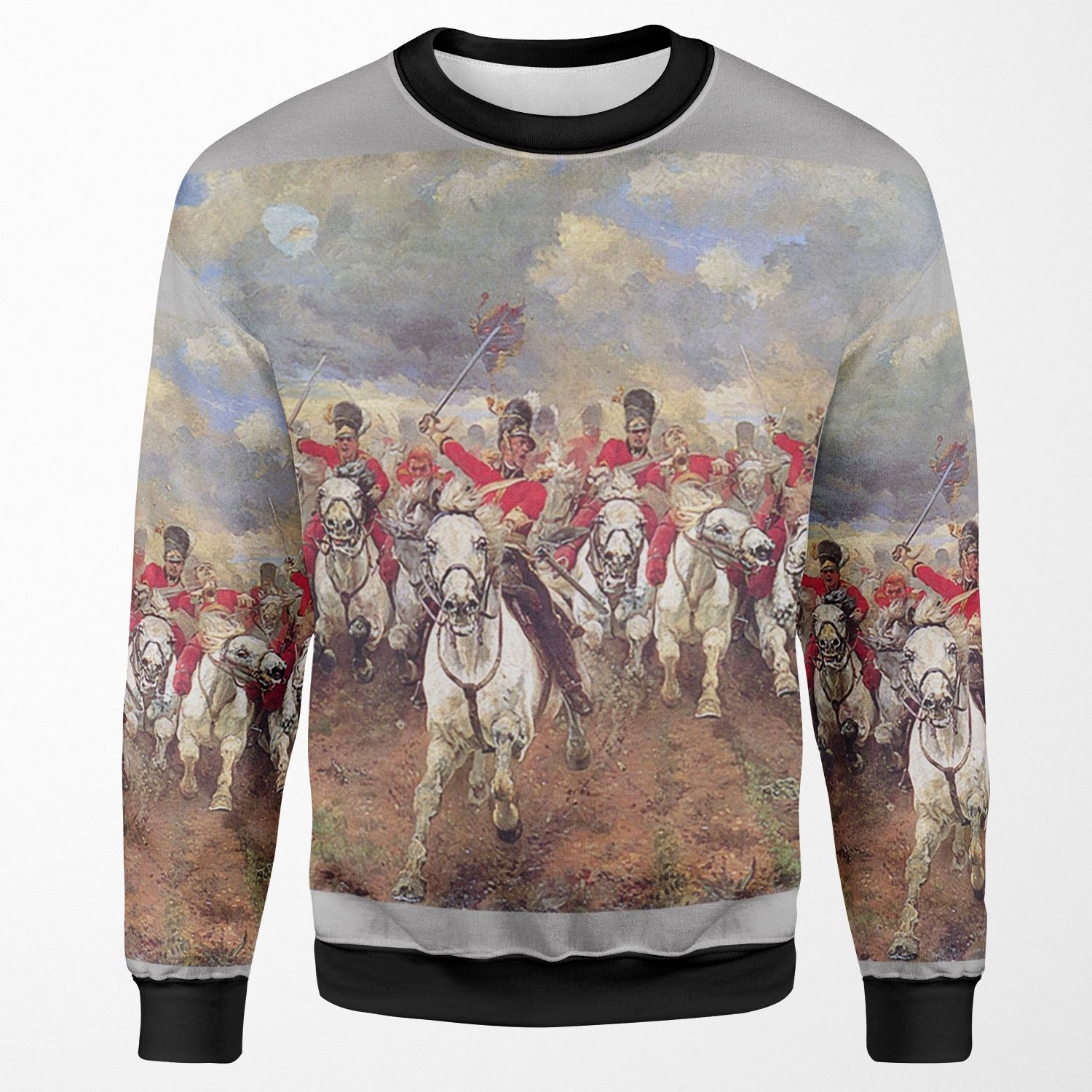 Scotland Forever Charge Of The Scots Greys All-over-print Unisex Sweatshirt
