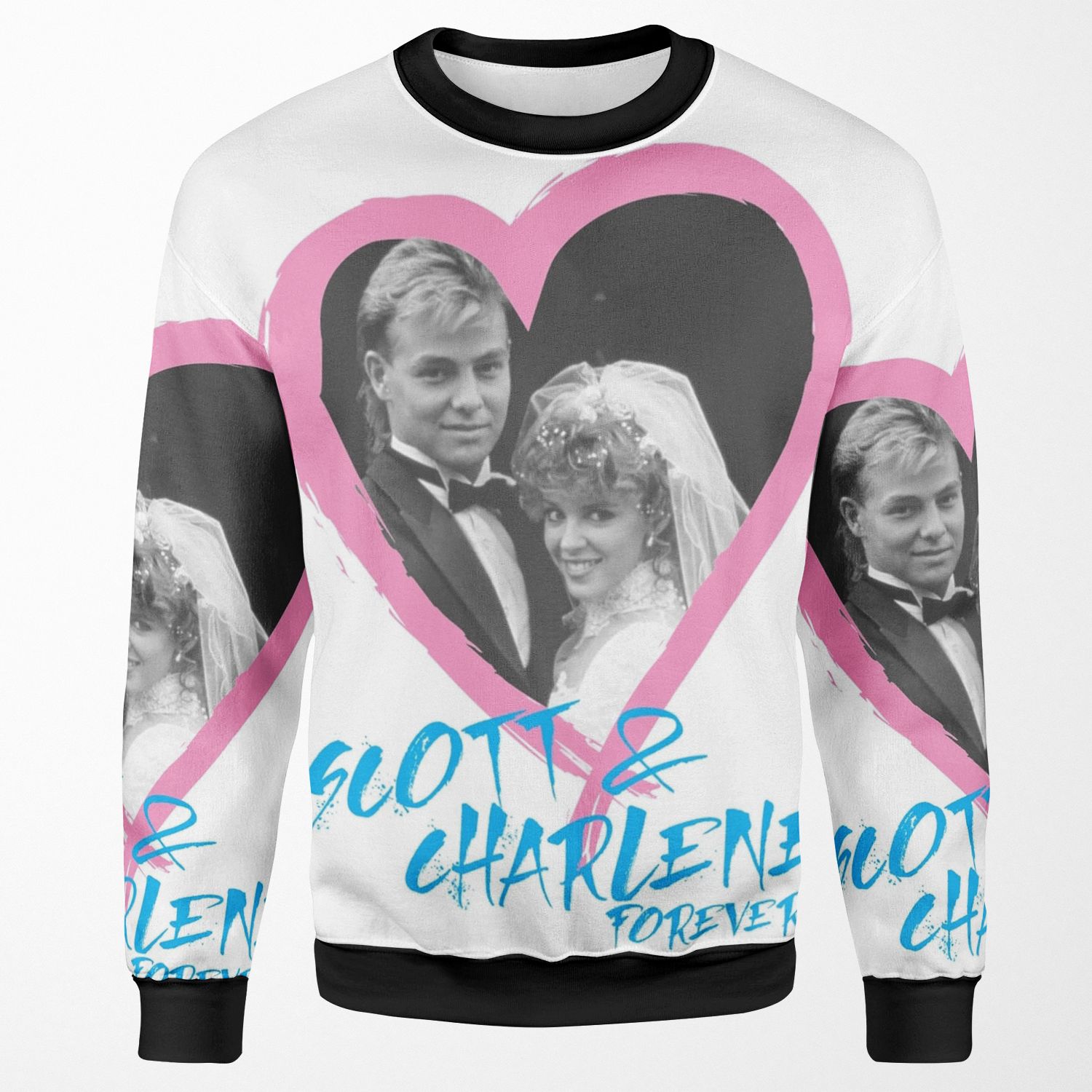 Scott And Charlene Forever All-over-print Unisex Sweatshirt
