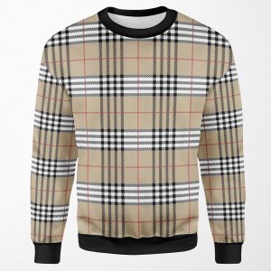 Scottish Tartan Plaid Pattern All-over-print Unisex Sweatshirt