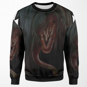 Scp 682 Hard To Destroy Reptile All-over-print Unisex Sweatshirt