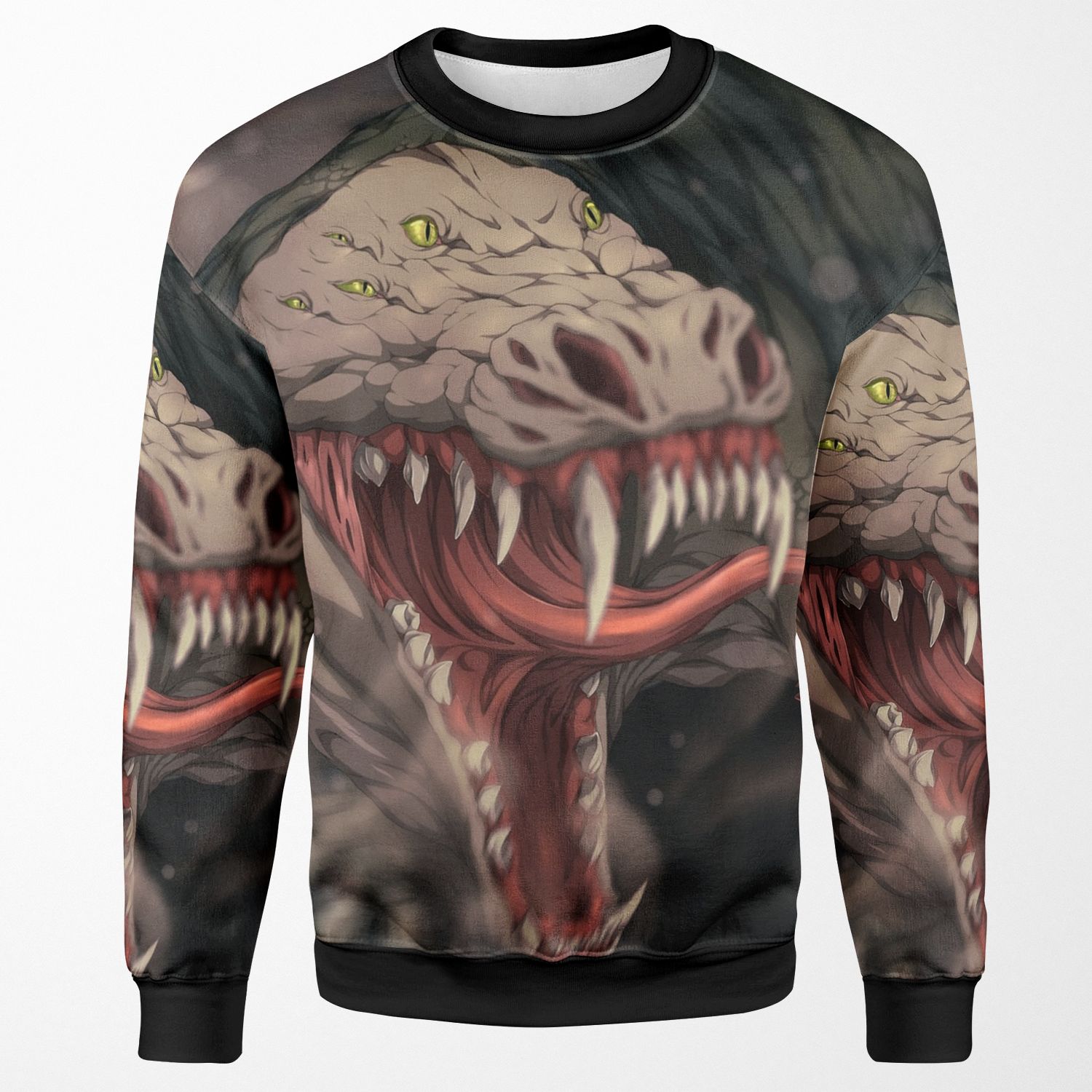 Scp 682 All-over-print Unisex Sweatshirt