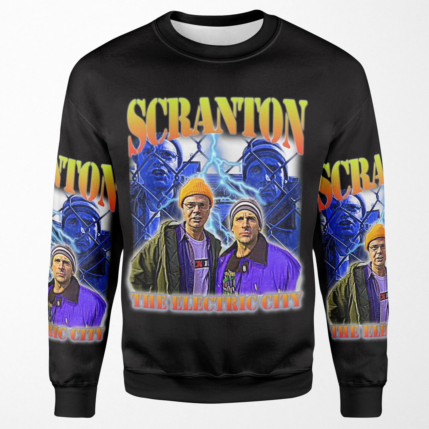 Scranton The Electric City All-over-print Unisex Sweatshirt