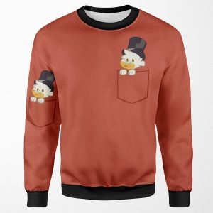 Scrooge Mcduck In A Pocket All-over-print Unisex Sweatshirt